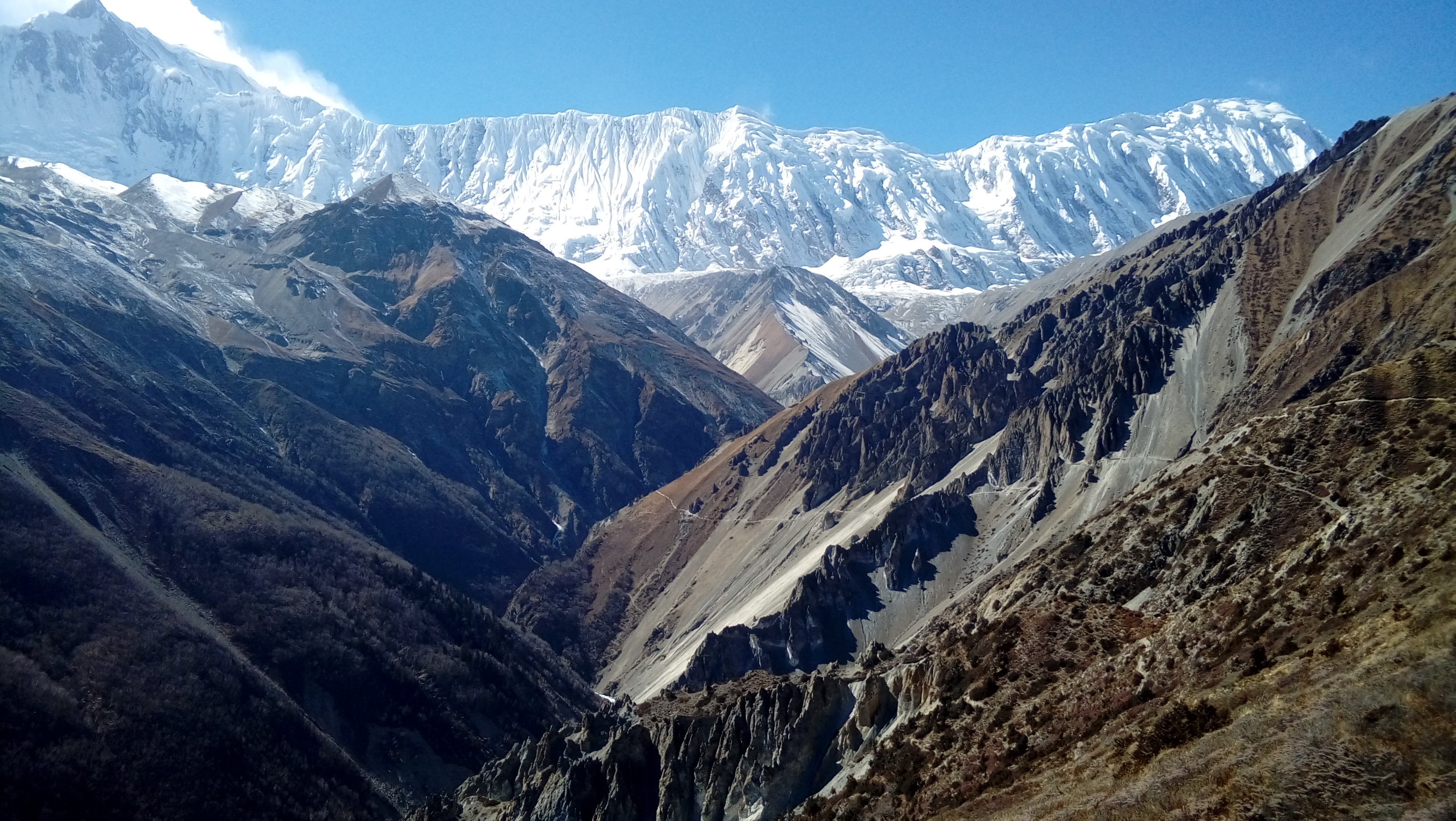 Mountain view in Nepal